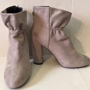 Grey Public Desire Ankle Booties in Size 6